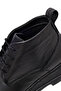 Men's Black Lace-Up Leather Casual Boots 25Wfd7515Ft - 7