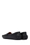 Women's Black Genuine Leather Loafer, Winter Shoes 25Afd1418Ft - 5