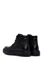 Men's Black Lace-Up Thick Soled Leather Boots 25Wfd6334Ft - 6