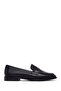 Women's Black Genuine Leather Loafer, Winter Shoes 25Afd161718