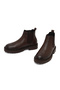 Men's Brown Leather Chelsea Boots 25Wfd7546Ft - 4