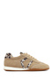 Women's Beige Lace-Up Suede Genuine Leather Sneaker, Winter Sports Shoes 25Afd220810