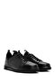 Men's Black Lace-Up Thick Soled Genuine Leather Sneaker, Winter Sports Shoes 25Wfd633118 - 3