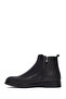 Men's Black Leather Chelsea Boots 25Wfd677618 - 3