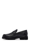 Men's Black Genuine Leather Casual Loafer, Winter Shoes 25Wfd7049Ft - 2