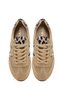 Women's Beige Lace-Up Suede Genuine Leather Sneaker, Winter Sports Shoes 25Afd220810 - 7