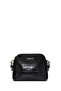 Women's Black Long Strap Crocodile Pattern Crossbody Bag 25Wbd2820E3 - 4