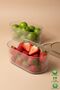 Transparent Storage Container - Kitchen Organizer with Leak-Proof Lid | Vegetables | Tea | Coffee | Sugar | Dry Food | Fruit - 5