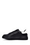 Men's Black Thick Soled Sports Shoes, Lace-Up Sneaker 25Wfd6945Pv - 2