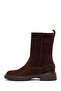 Women's Brown Suede Leather Boots 25Wfd202410 - 4