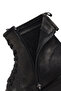 Men's Black Lace-Up Zippered Leather Casual Boots 25Wfd681114 - 7