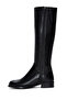 Women's Black Zippered Casual Boots 25Wfe250618 - 3