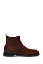 Men's Brown Suede Leather Chelsea Boots 25Wfd702110