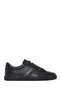 Men's Black Lace-Up Leather Sneaker 25Sfd 674618