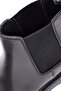 Men's Black Leather Chelsea Boots 25Wfd632718 - 7