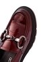 Women's Burgundy Buckle Detailed Patent Leather Genuine Leather Masculine Loafer, Winter Shoes 25Afd160016 - 8