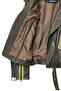 Madonna Women's Green Double Breasted Lapel Leather Jacket 24Wgd5220Xs - 8
