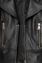 Athena Women's Black Short Leather Jacket 24Wgd5222U4 - 8