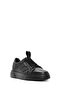 Men's Black Lace-Up Crocodile Patterned Leather Sneakers 24Wfd 730618 - 6