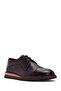 Men's Brown Laced Leather Casual Shoes 25Sfd 704118 - 6