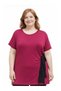 Plus Size Set Full Lycra Lace-Up Trendy Elastic Waist Summer Cycling Collar Style Tights T-Shirt - 6