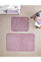 Strala Non-Slip Base Bath Mat Set 60X100 cm + 50X60 cm Dried Rose - 4