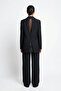 Black Buttonless Jacket with Pocket Detail and Comfortable Cut - 3
