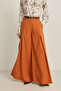 Tile-Pile Detailed Relaxed Cut Belted Trousers - 3