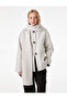 جاكيت طويل الأكمام بأزرار وجيوب وشال - 3