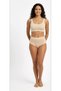 Women's 12-Pack Skin Color Heart High Waist 100% Cotton Panties - 4