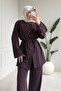 Button-Detail Modest Women's Tnsel Set 3155 – Special Series - 2