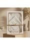 Violetta Luxury Guipure Lace Ottoman Silk Fabric Cream Living Room Set 5 Pieces - 1036 - 5