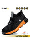 Safety Shoes for Men Women Steel Toe Boots Non-Slip Lightweight Breathable Sneakers