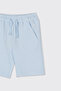 Baby Boy Knitted Blue Shorts - 3