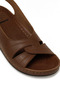 164339.Z6Fx Tan Women's Flat Sandals - 7