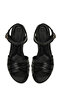25S-281 6Fx Black Women's Wedge Heel Sandals - 4