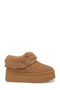 25K-8140 5Pr Tan Women's Slippers