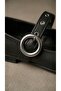 Women's Black Metal Buckle Leather Ballerinas 1cm Byndmtf05 - 7
