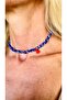 Evil Eye Beaded Necklace Glass - 4