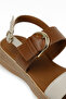 325067.Z 5Fx Tan Women's Wedge Heel Sandals - 7