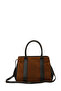 Suet Western Omz 5Pr Tan Women's Shoulder Bag - 3