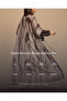 Open Abaya Brown/Beige Cardigan WTH Scraf - 3