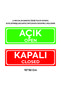 Open Closed Double Sided Door Sign, Shop Open Closed Sign, 10X30Cm - 3