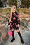Rose Patterned Girl's Dress - 2