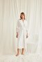 Women's Lace and Belted Dressing Gown 18553