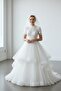 55 cm Long White Short Veil Bridal Veil - 2