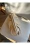 Glow Knitted Detailed Hand, Shoulder and Crossbody Bag Cream - 2