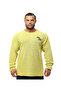 Men's Yellow Winter, Relaxed Fit Sports Top Sweatshirt