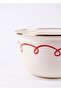 Merry New Year Special Enamel Mixing Bowl - 24cm 4 Liters - 3