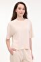 Wl Brenda 11Ck612 5Fx Beige Women's Short Sleeve T-Shirt